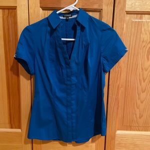 Express button down short sleeve shirt